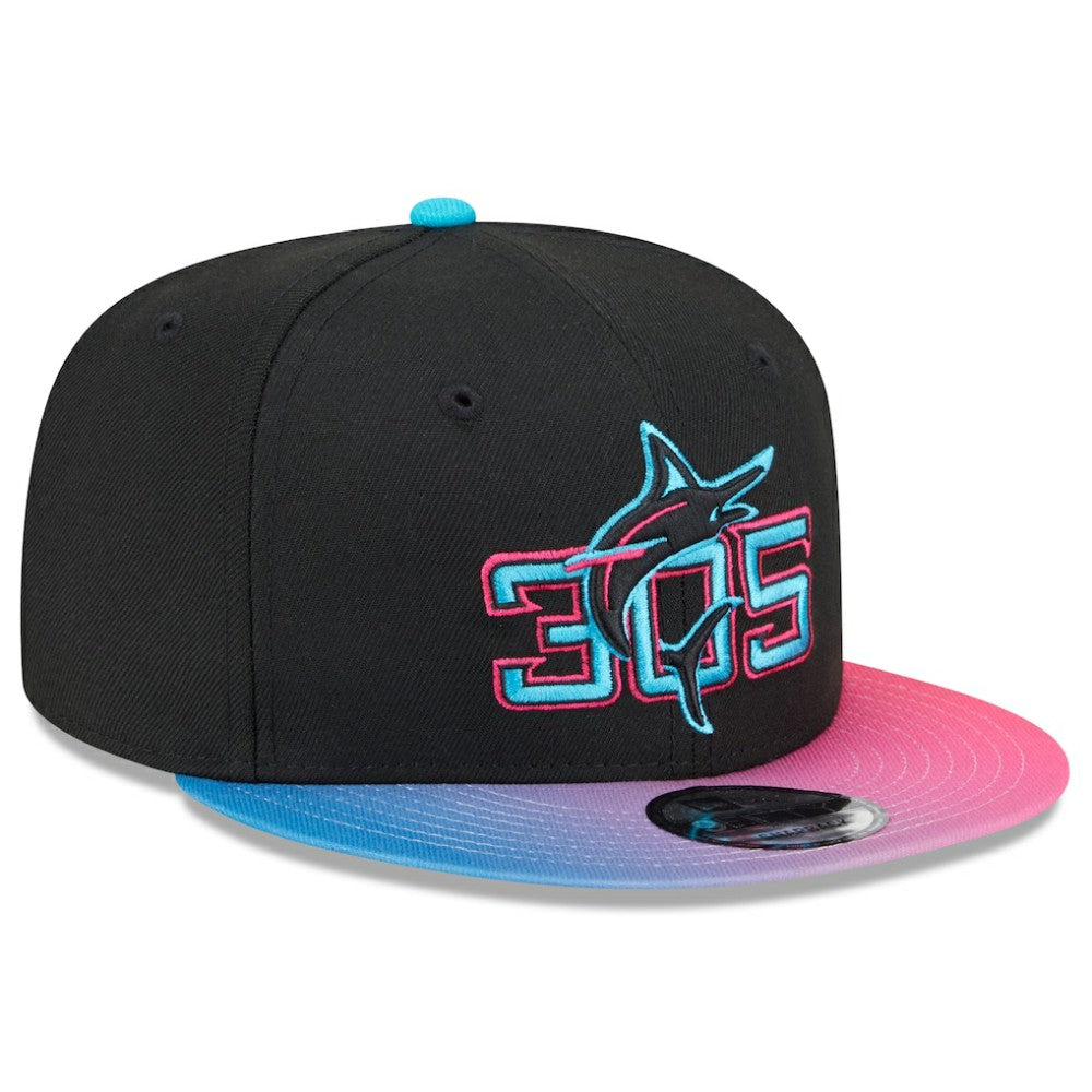 Miami Marlins New Era 2025 City Connect 9FIFTY Snapback Hat - MLB