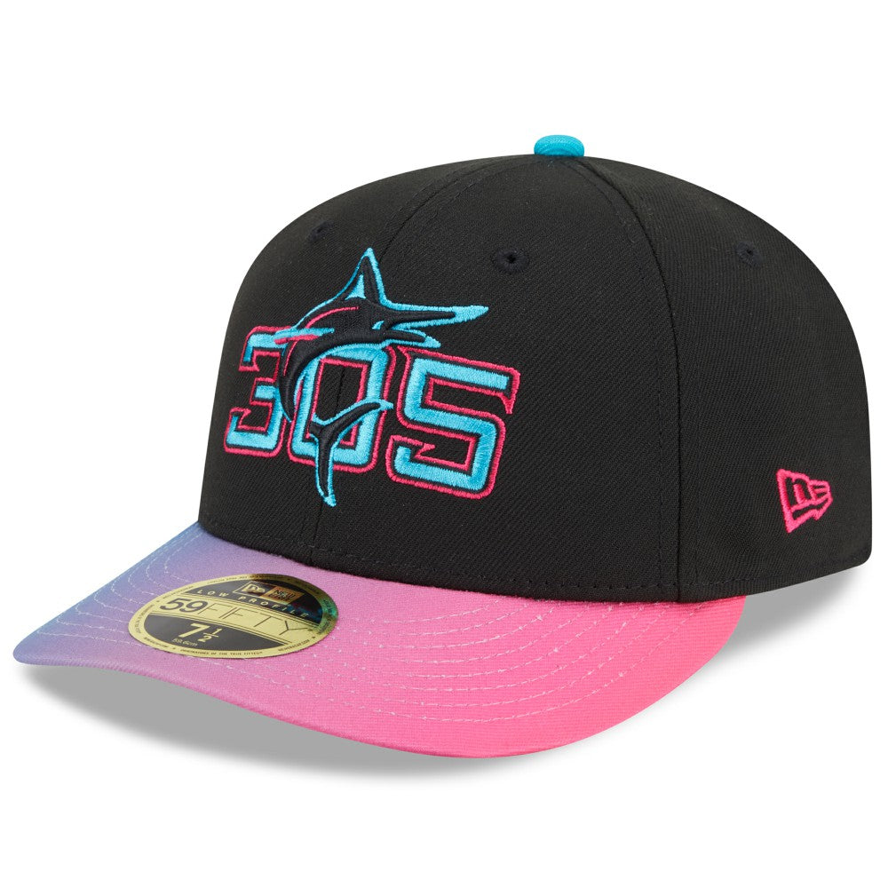 Miami Marlins New Era 2025 City Connect Low Profile 59FIFTY Fitted Hat - MLB