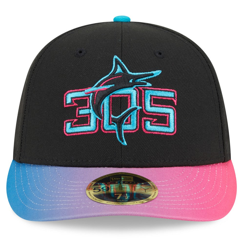Miami Marlins New Era 2025 City Connect Low Profile 59FIFTY Fitted Hat - MLB