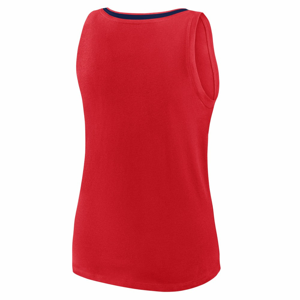 St. Louis Cardinals Logo Athletic Women's Stellar Win V-Neck Tank Top - MLB