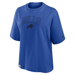 Buffalo Bills Women's Glory Arch Boxy T-Shirt Royal | Nike for Sale