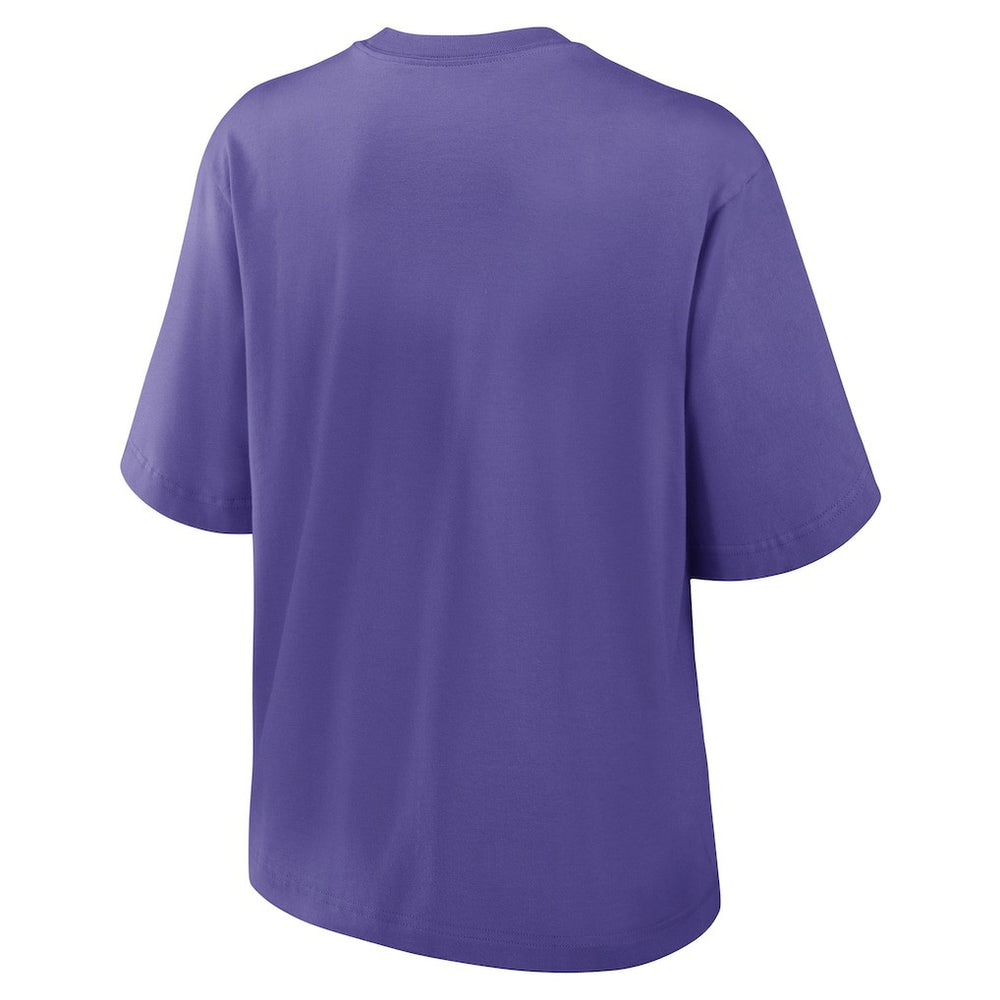 Minnesota Vikings Women's Glory Arch Boxy T-Shirt Purple | Nike for Sale
