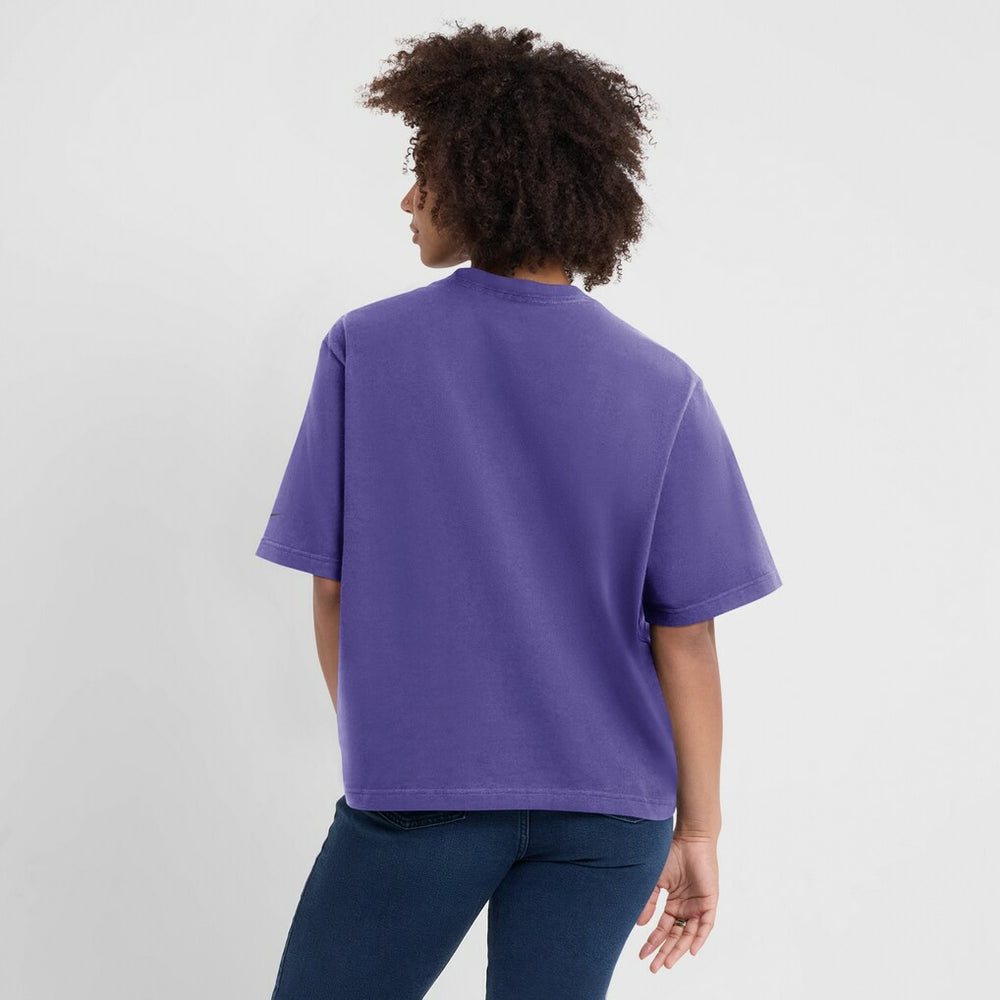 Minnesota Vikings Women's Glory Arch Boxy T-Shirt Purple | Nike for Sale