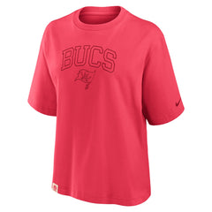 Tampa Bay Buccaneers Women's Glory Arch Boxy T-Shirt Red | Nike for Sale