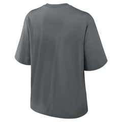 Atlanta Falcons Women's Glory Arch Boxy T-Shirt Charcoal | Nike for Sale