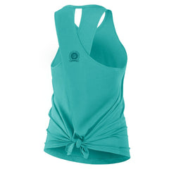 Miami Dolphins Women's Glory Open-Back Crisscross Dri-FIT Tank Top Aqua | Nike for Sale