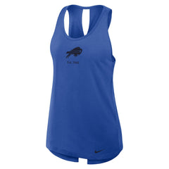 Buffalo Bills Women's Glory Open-Back Crisscross Dri-FIT Tank Top Royal | Nike for Sale