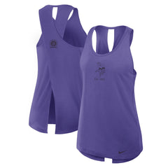 Minnesota Vikings Women's Glory Open-Back Crisscross Dri-FIT Tank Top Purple | Nike for Sale