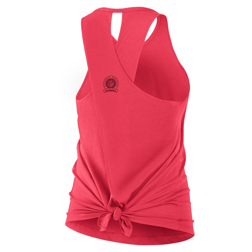 Tampa Bay Buccaneers Women's Glory Open-Back Crisscross Dri-FIT Tank Top Light Red | Nike for Sale