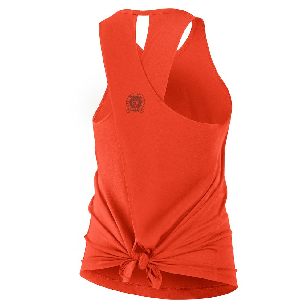Chicago Bears Women's Glory Open-Back Crisscross Dri-FIT Tank Top Orange | Nike for Sale