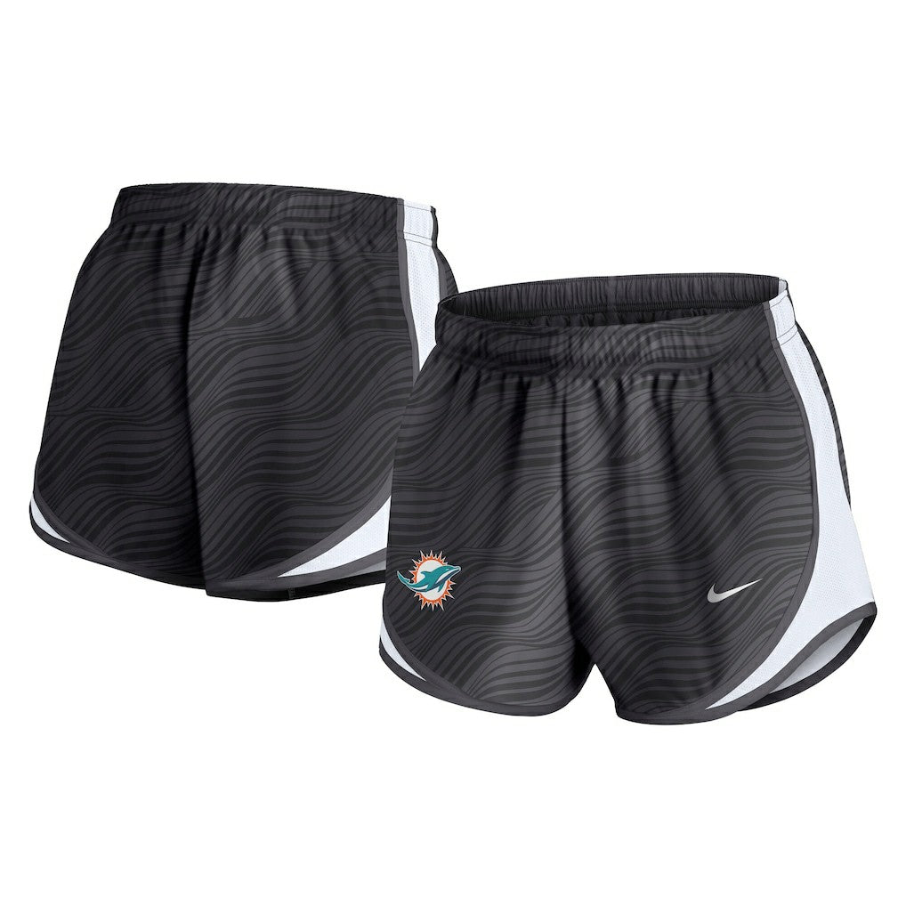 Miami Dolphins Women's Tempo Dri-FIT Shorts Anthracite | Nike for Sale