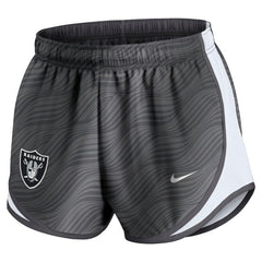 Las Vegas Raiders Women's Tempo Dri-FIT Shorts Anthracite | Nike for Sale