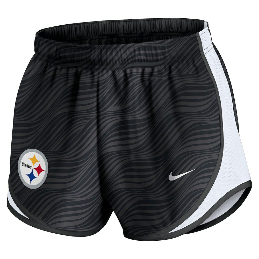 Pittsburgh Steelers Women's Tempo Dri-FIT Shorts Anthracite | Nike for Sale