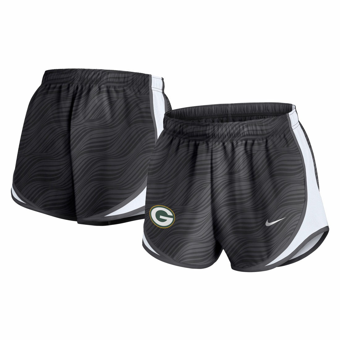 Green Bay Packers Women's Tempo Dri-FIT Shorts Anthracite | Nike for Sale