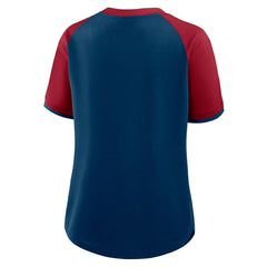Houston Texans Women's Height Advantage T-Shirt Navy/Red | Fanatics