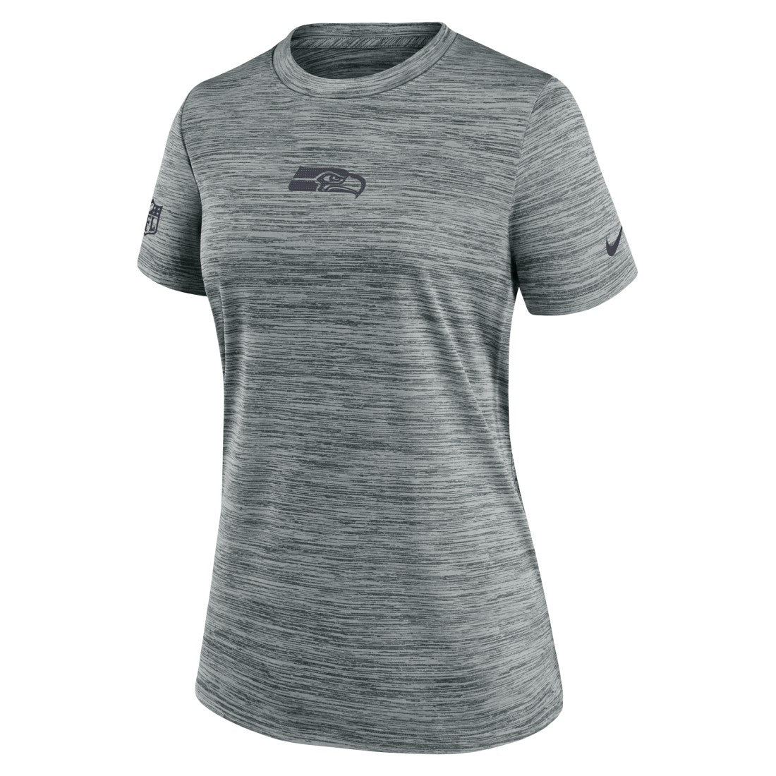 Seattle Seahawks Women's Sideline Velocity Dri-FIT T-Shirt Gray | Nike for Sale