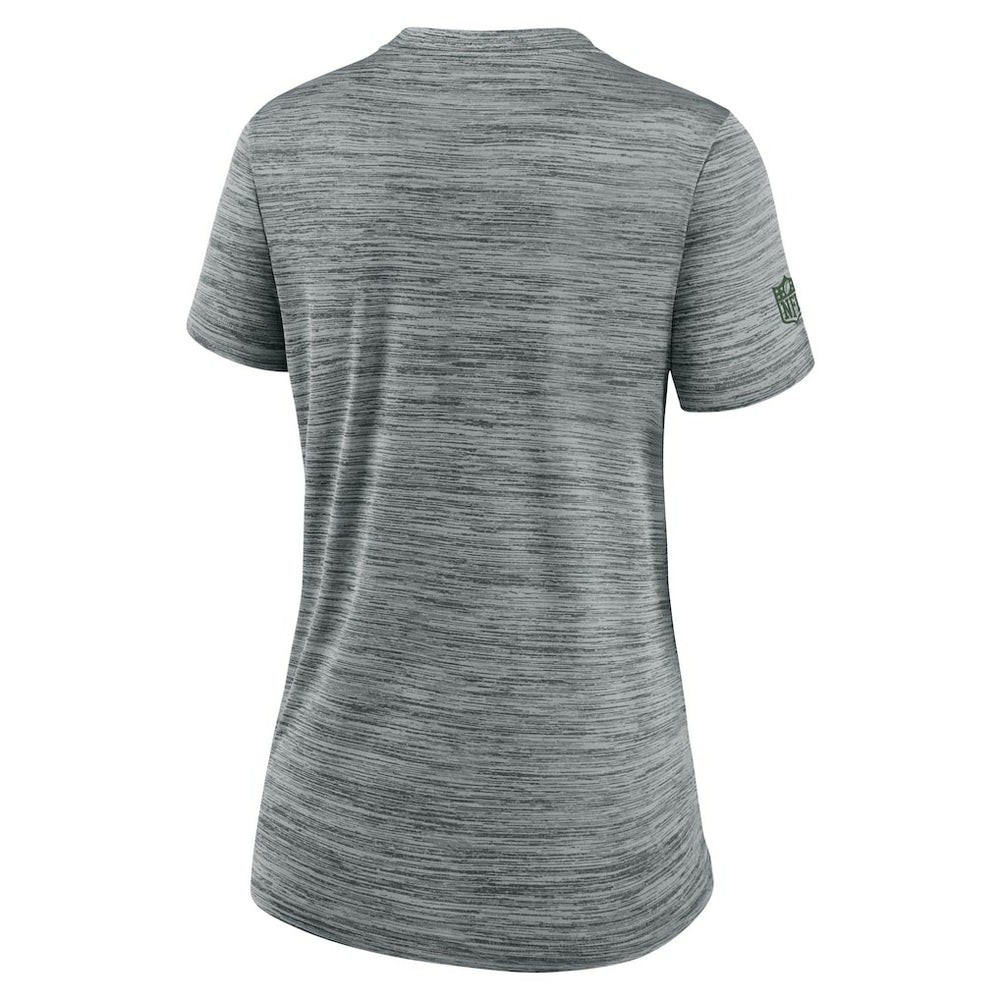 New York Jets Women's Sideline Velocity Dri-FIT T-Shirt Gray | Nike for Sale