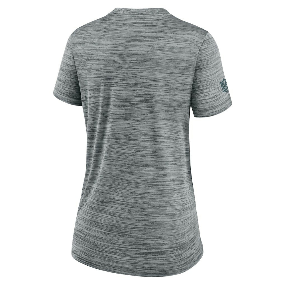 Philadelphia Eagles Women's Sideline Velocity Dri-FIT T-Shirt Gray | Nike for Sale