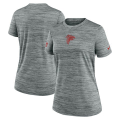 Atlanta Falcons Women's Sideline Velocity Dri-FIT T-Shirt Gray | Nike for Sale