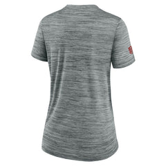 Atlanta Falcons Women's Sideline Velocity Dri-FIT T-Shirt Gray | Nike for Sale