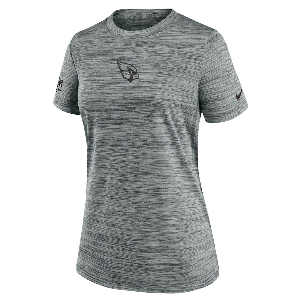 Arizona Cardinals Women's Sideline Velocity Dri-FIT T-Shirt Gray | Nike for Sale