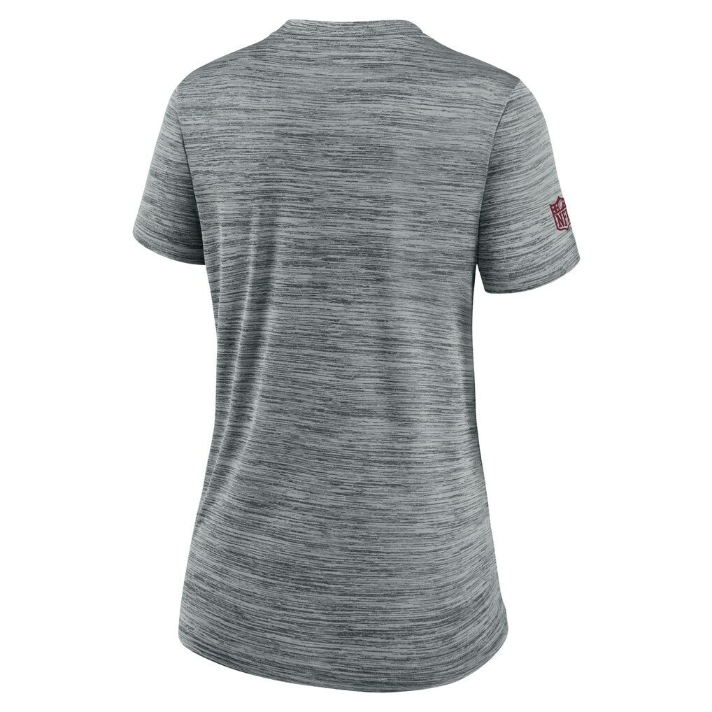 Washington Commanders Women's Sideline Velocity Dri-FIT T-Shirt Gray | Nike for Sale