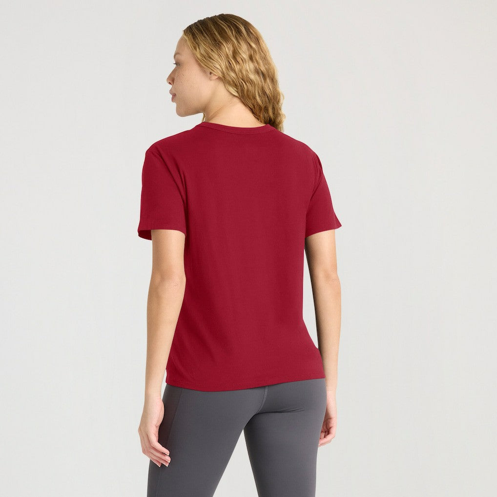 San Francisco 49ers Women's Line Em Up T-Shirt Scarlet | Fanatics