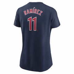José Ramírez Cleveland Guardians Nike Women's Cooperstown Collection Fuse Name & Number T-Shirt - MLB