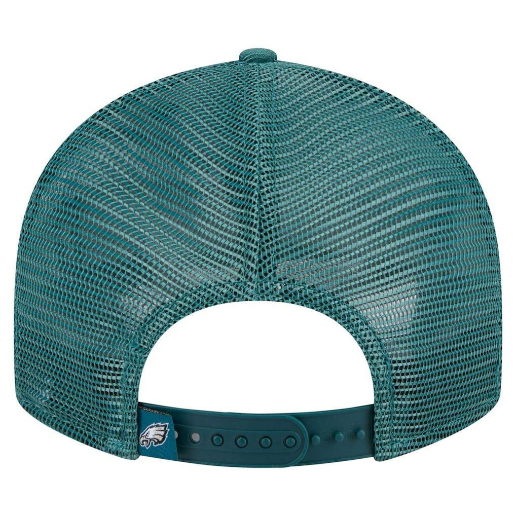 Philadelphia Eagles New Era Low Profile 9FIFTY Snapback Hat Midnight Green | NFL