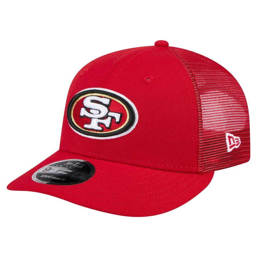 San Francisco 49ers New Era Low Profile 9FIFTY Snapback Hat Scarlet | NFL