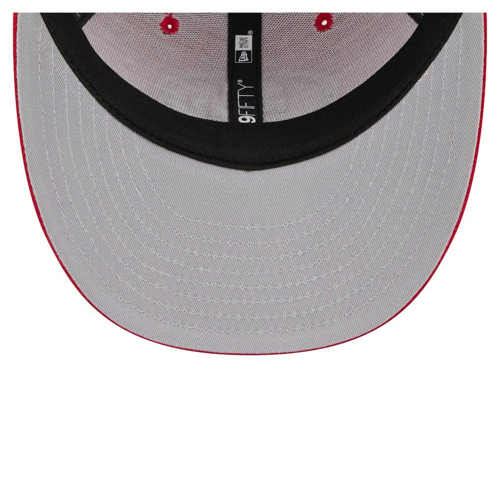 San Francisco 49ers New Era Low Profile 9FIFTY Snapback Hat Scarlet | NFL