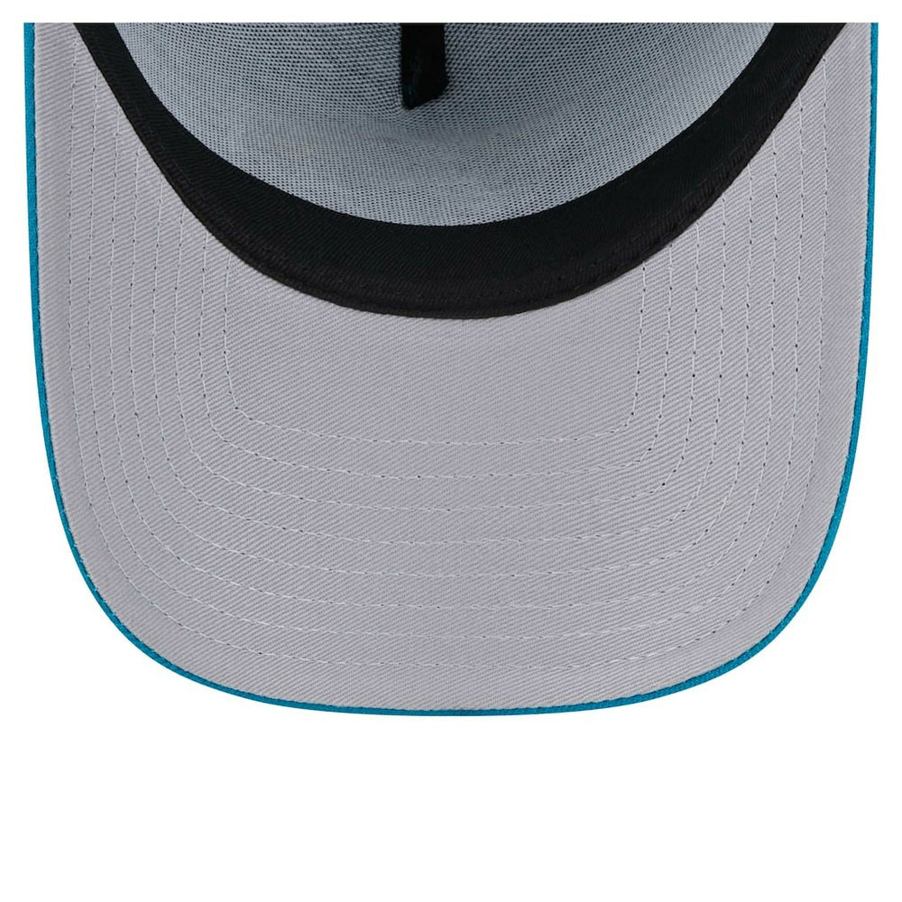 Jacksonville Jaguars New Era A-Frame 9FORTY Adjustable Hat Teal | NFL