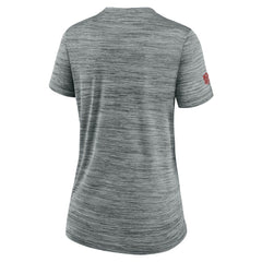 Kansas City Chiefs Women's Sideline Velocity Dri-FIT T-Shirt Gray | Nike for Sale