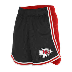 Kansas City Chiefs New Era Women's Sport Classics Mesh Shorts Black/Red | NFL