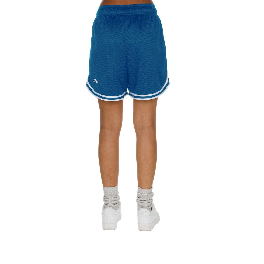 Detroit Lions New Era Women's Sport Classics Mesh Shorts Silver/Blue | NFL