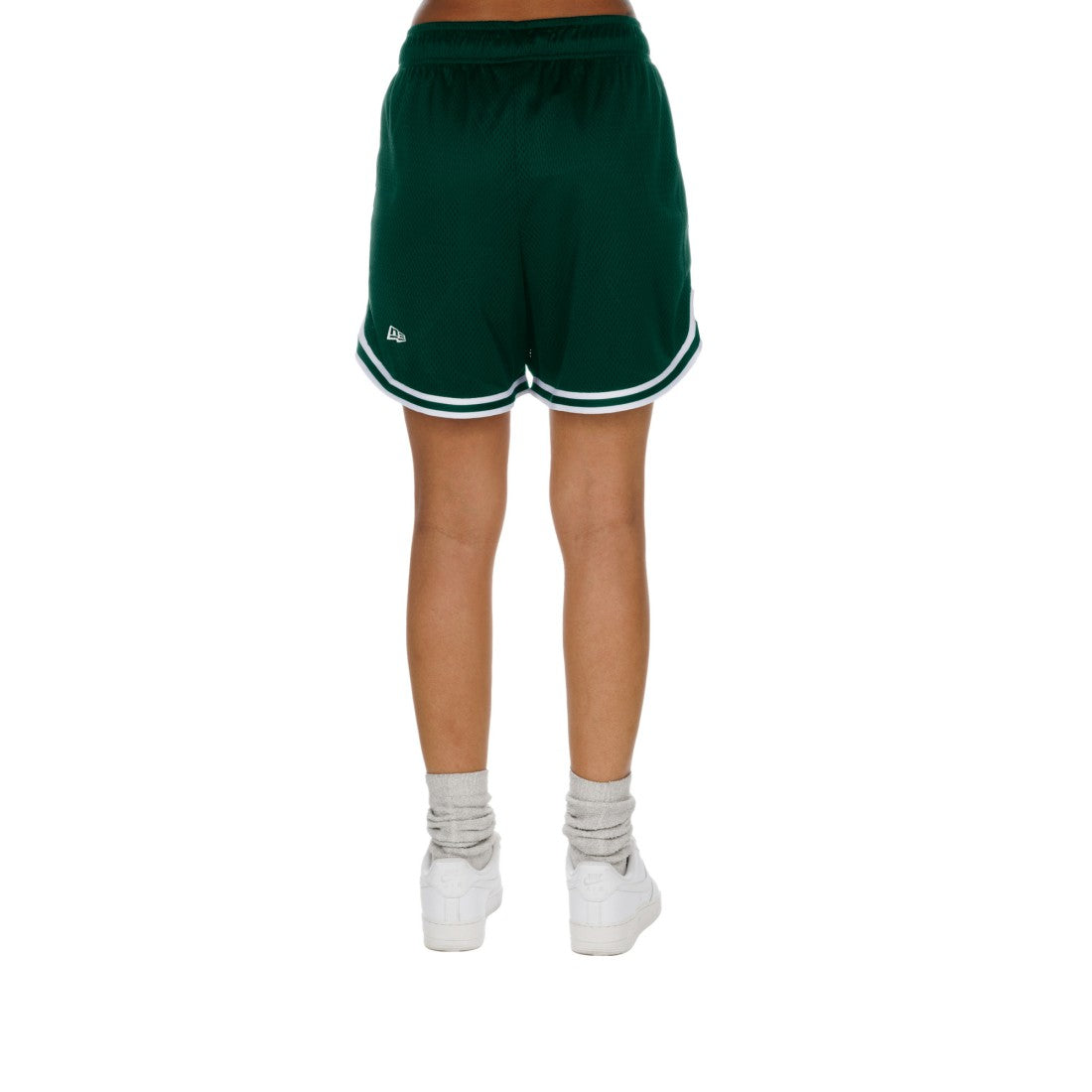 Green Bay Packers New Era Women's Sport Classics Mesh Shorts Gold/Green | NFL