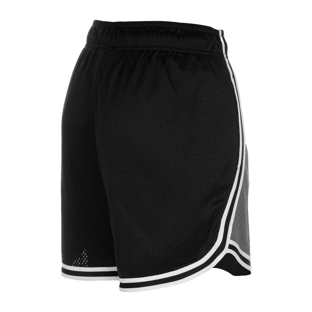 Las Vegas Raiders New Era Women's Sport Classics Mesh Shorts Silver/Black | NFL