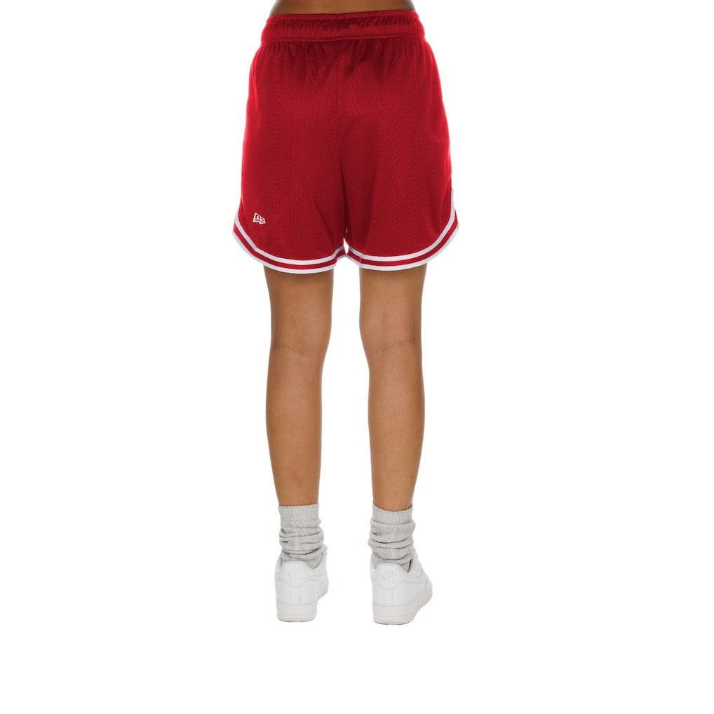 San Francisco 49ers New Era Women's Throwback Sport Classics Mesh Shorts Gold/Scarlet | NFL