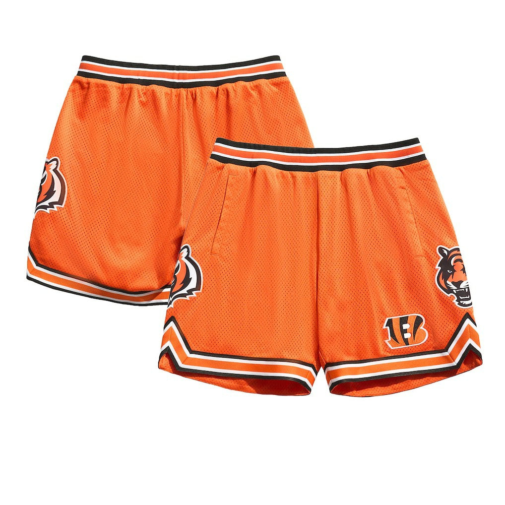 Cincinnati Bengals Chalk Line Court Shorts Orange/Black | NFL