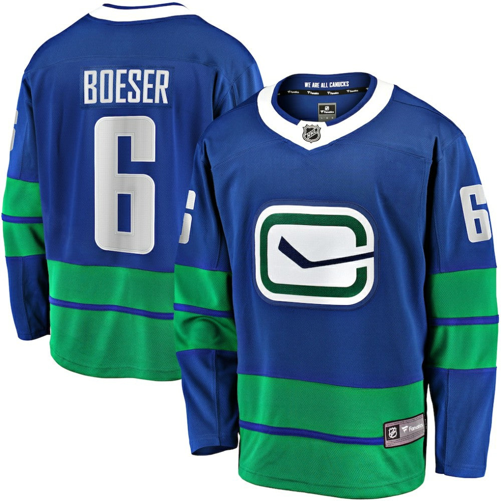 Brock Boeser Vancouver Canucks Fanatics Breakaway Jersey - Blue - NHL