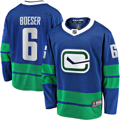 Brock Boeser Vancouver Canucks Fanatics Breakaway Jersey - Blue - NHL