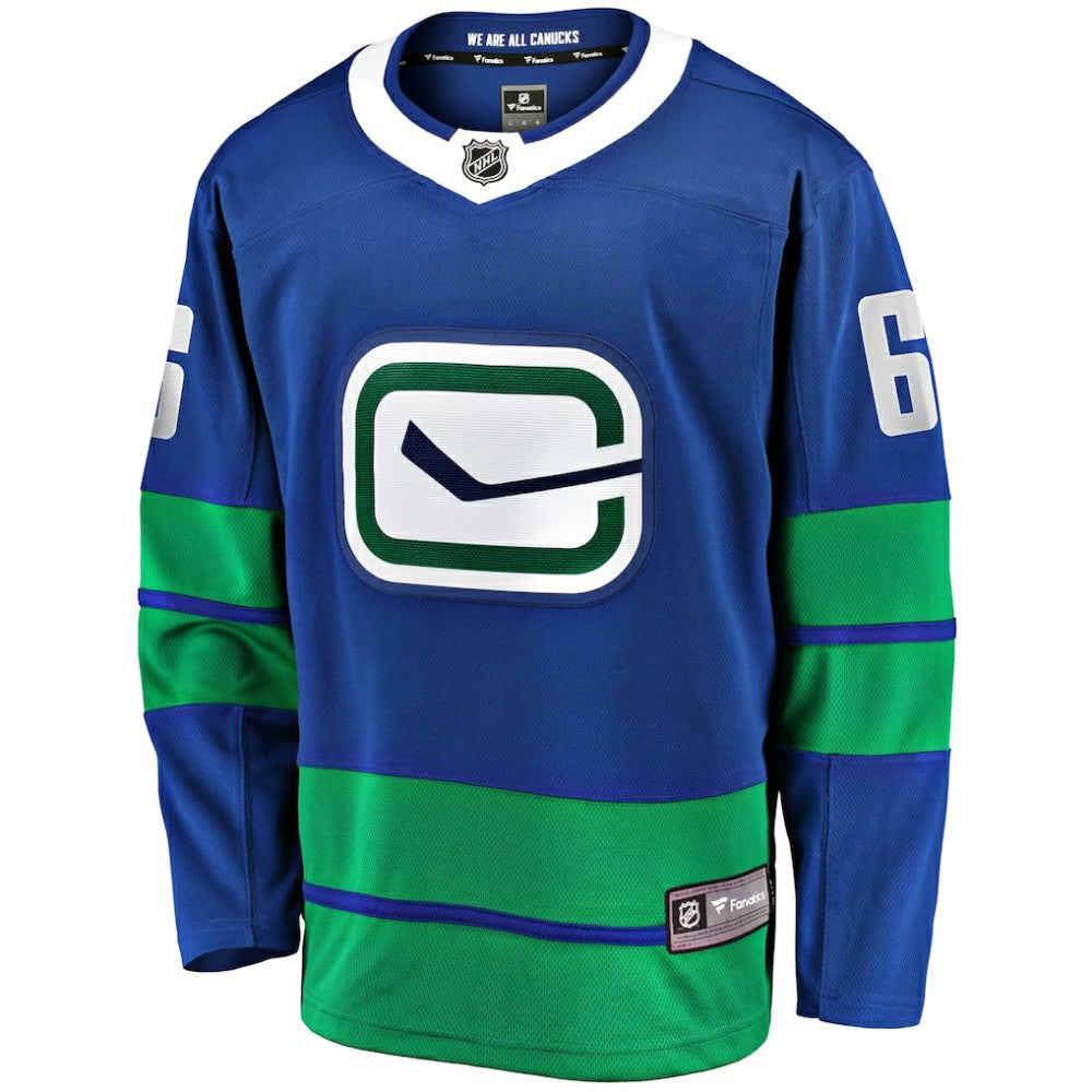 Brock Boeser Vancouver Canucks Fanatics Breakaway Jersey - Blue - NHL