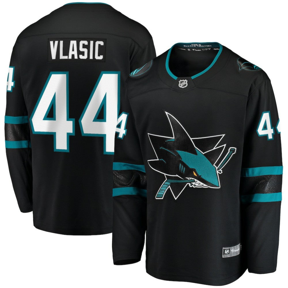 Marc-Edouard Vlasic San Jose Sharks Fanatics Breakaway Jersey - Black - NHL