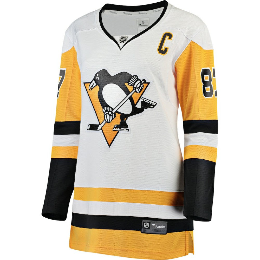 Sidney Crosby Pittsburgh Penguins Fanatics Women's Breakaway Jersey - White - NHL
