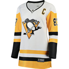 Sidney Crosby Pittsburgh Penguins Fanatics Women's Breakaway Jersey - White - NHL