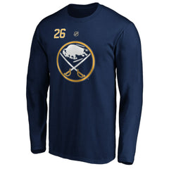 Rasmus Dahlin Buffalo Sabres Fanatics Authentic Stack Name & Number T-Shirt - Navy - NHL