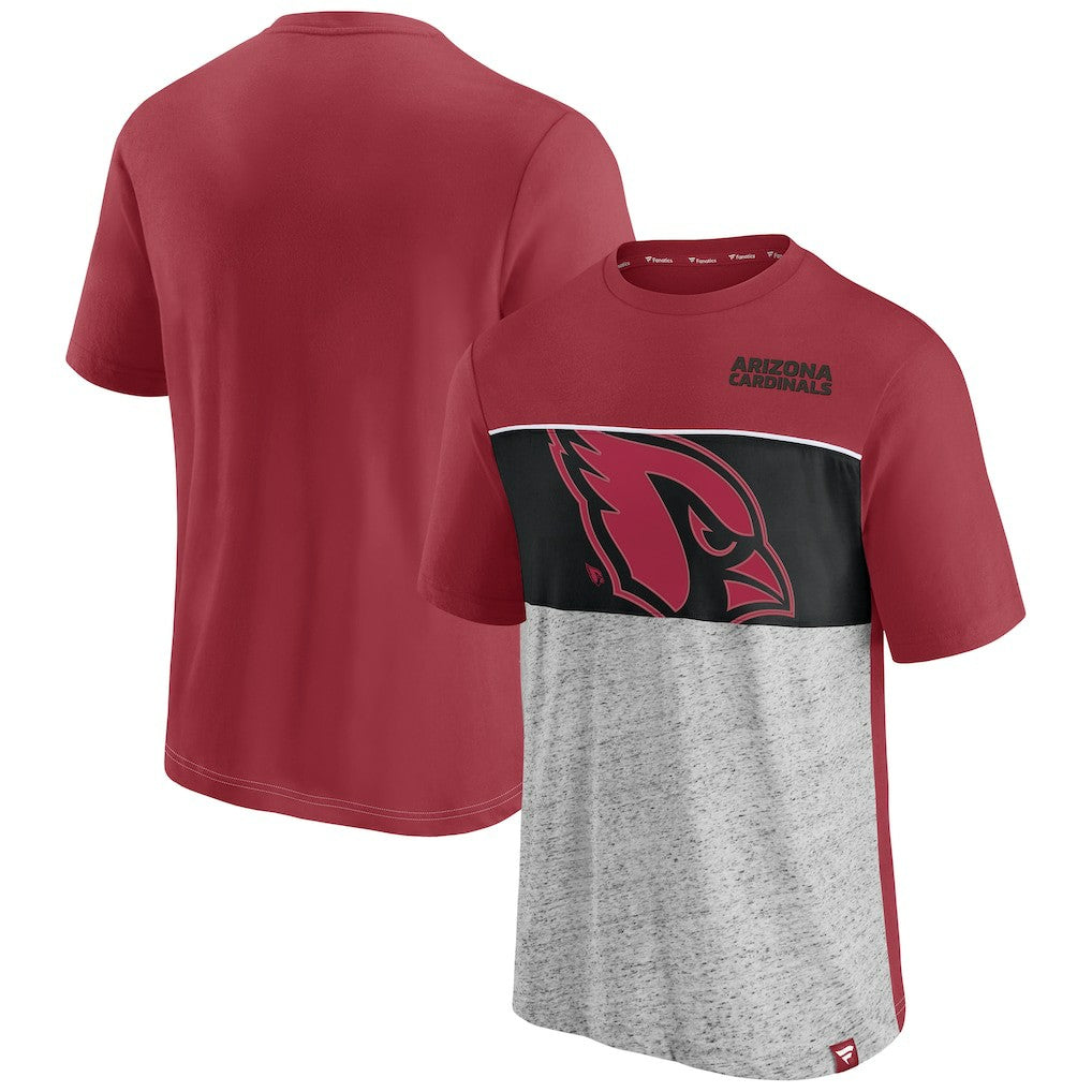 Arizona Cardinals Colorblock T-Shirt Cardinal | Fanatics