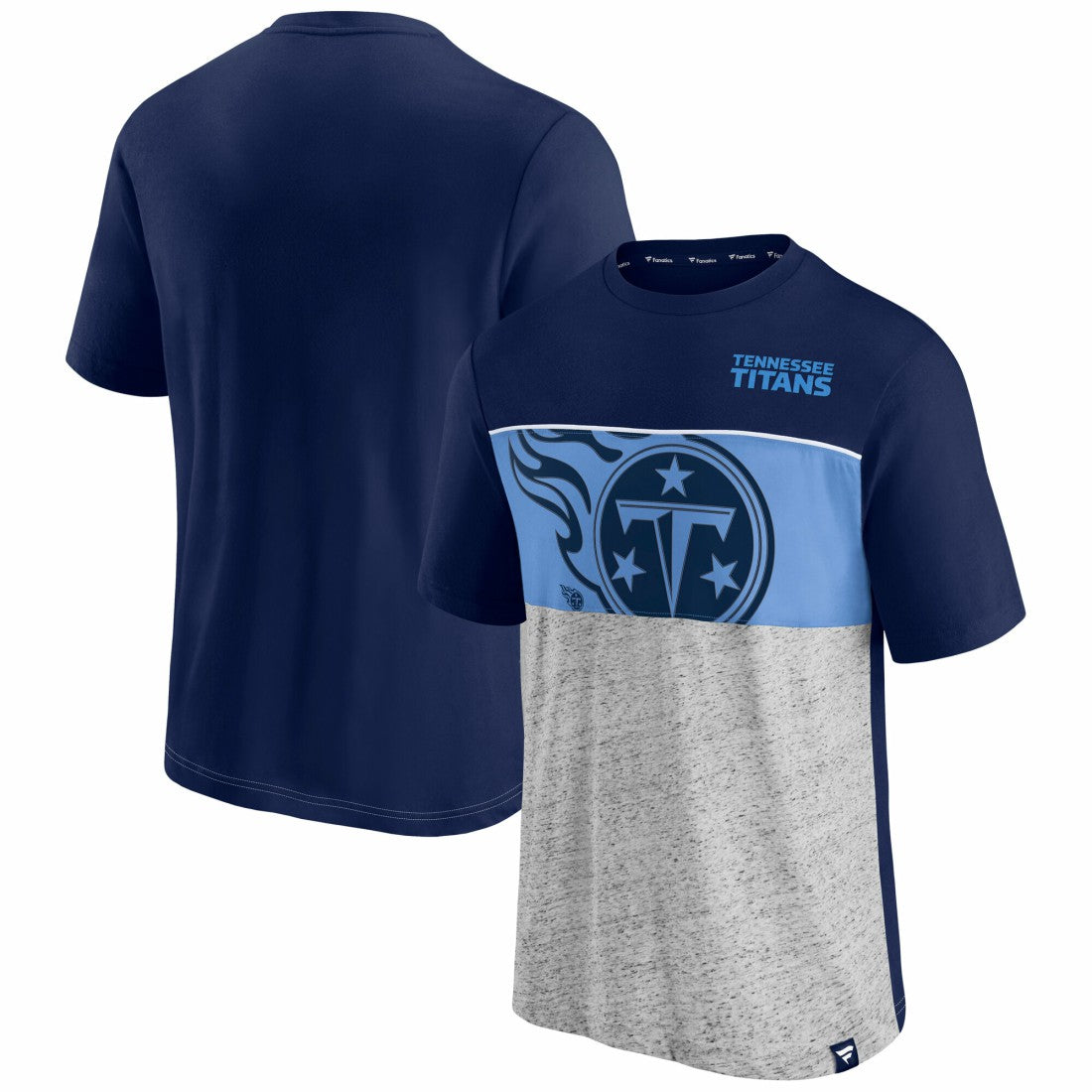 Tennessee Titans Colorblock T-Shirt Navy | Fanatics