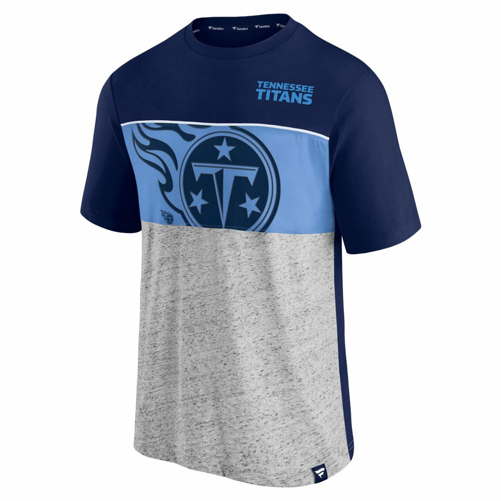 Tennessee Titans Colorblock T-Shirt Navy | Fanatics