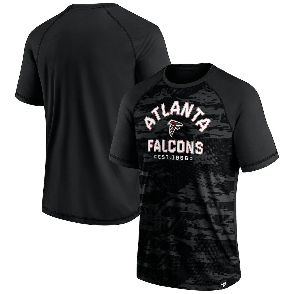 Atlanta Falcons Hail Mary Raglan T-Shirt Black | Fanatics